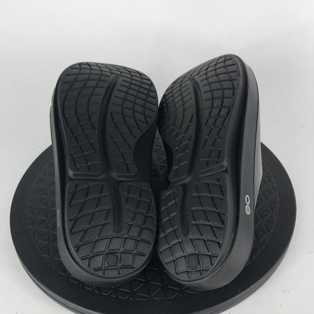 Oofos Ooahh Black/Gold Recovery Slip On Slides Women’s Size 10 - Picture 10 of 12